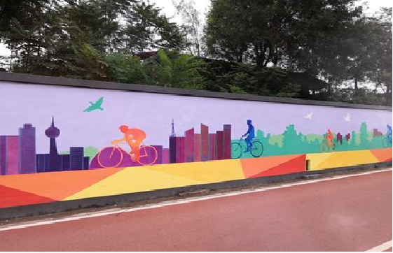 万州墙体彩绘-围墙