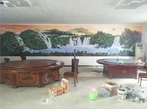 万州墙绘-写实风景