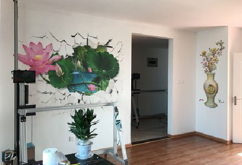 万州墙体彩绘相比墙纸的优势。