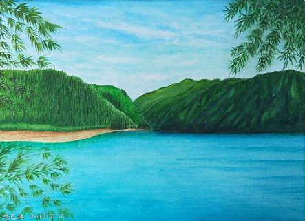 万州在墙绘中，如何绘画绿水青山？