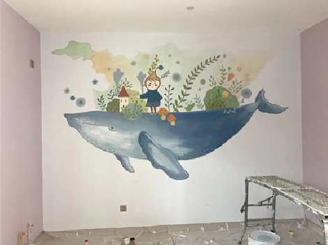 万州手绘墙的特点及优势。