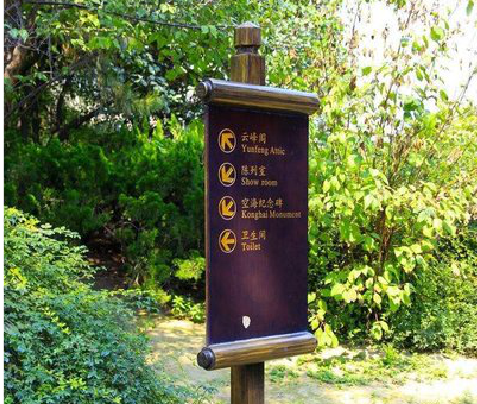 万州标识牌与环境之间有什么关系？